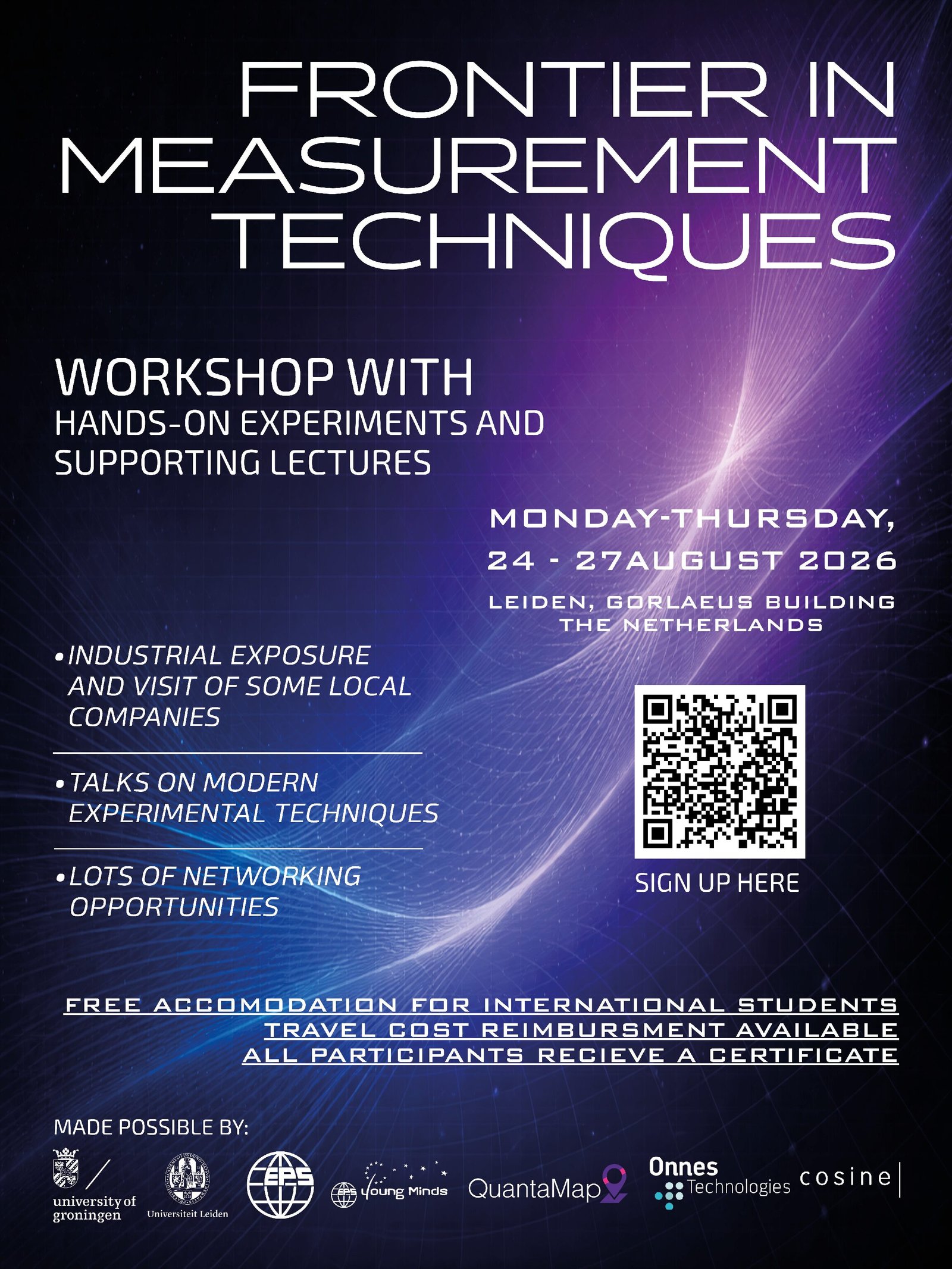 Frontiers in Measurement Techniques in collaboration with EPS-TIG