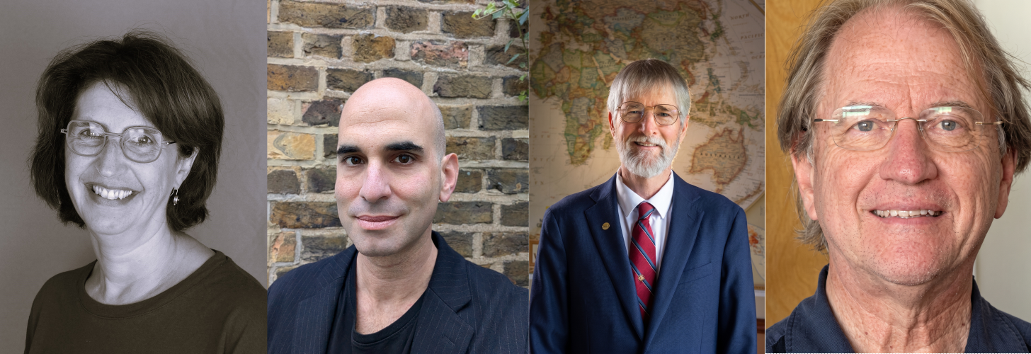 Landau Spitzer Awardees Headshot portraits. Left to right Clarisse Bourdelle, Jonathan Citrin, Gary Staebler and Ronald Waltz