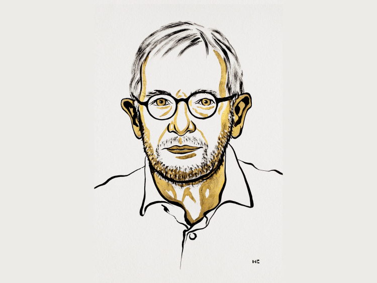 drawing of Francis Halzen